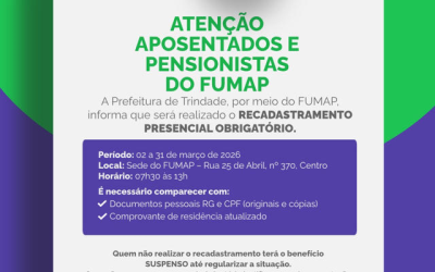 Recadastramento Presencial Obrigatório